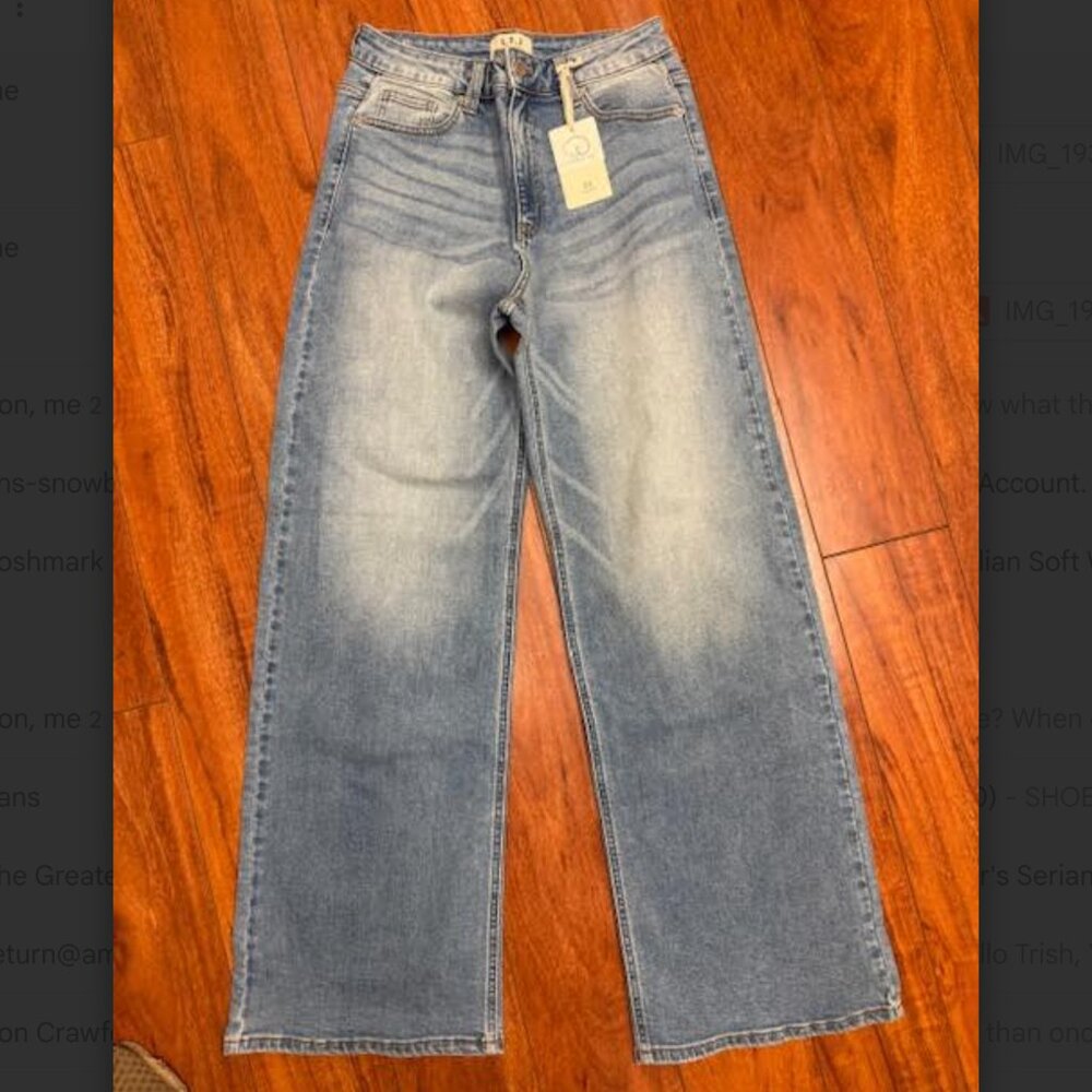 NEW L.T.J. Letter To Juliet Blue High Rise Jeans L.A. Women's size 29 Jean Pants